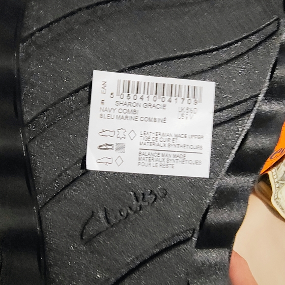 Clarks Women's Blue Loafers - Picture 3 of 5